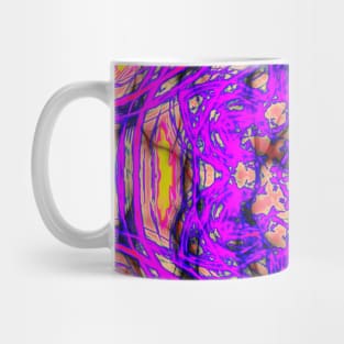 Pink kaleidoscopes in abstract landscape Mug